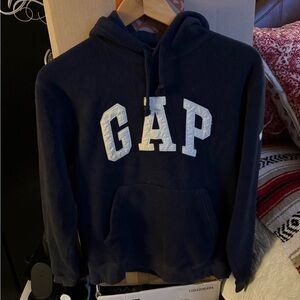 Vintage GAP Dark Blue Fleece Pullover with Logo